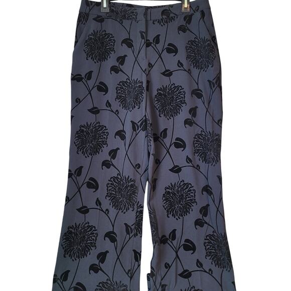 Willi Smith Pants - NWT Willi Smith Wide Leg Pants Floral Marled 12